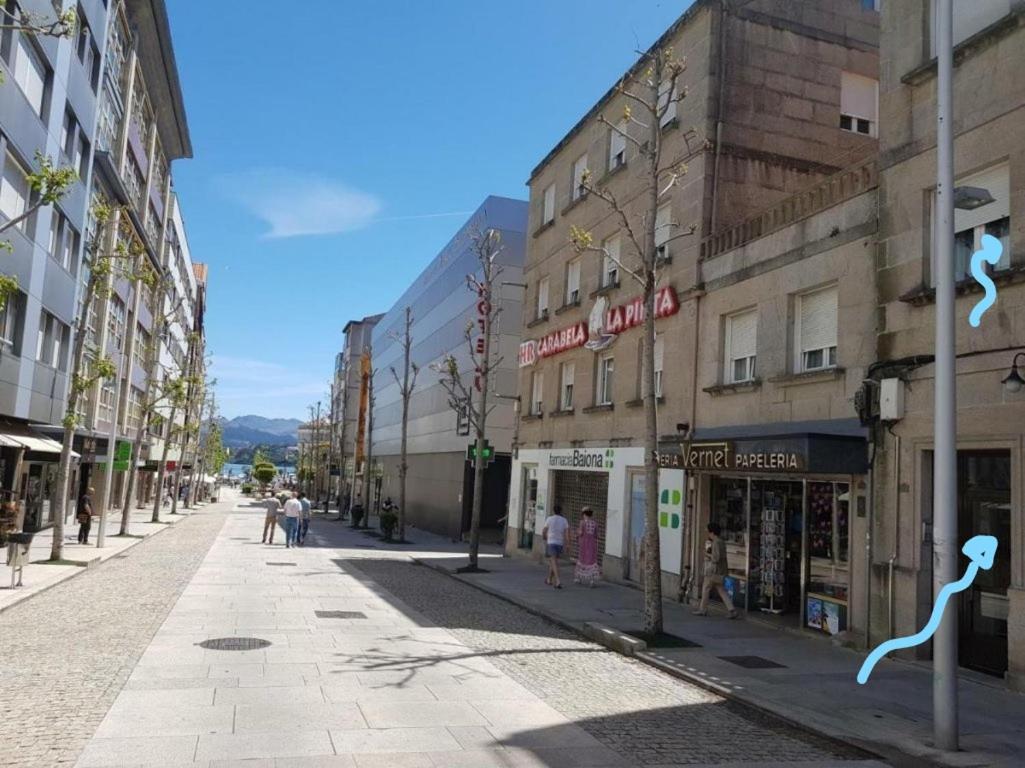 Apartamento Baiona Centro Al Lado Parador Y Playa 외부 사진
